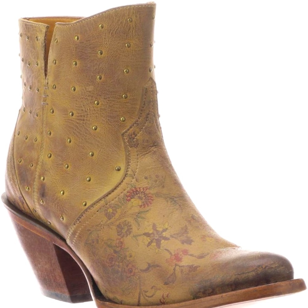LUCCHESE Harley Western Style Ankle Boots